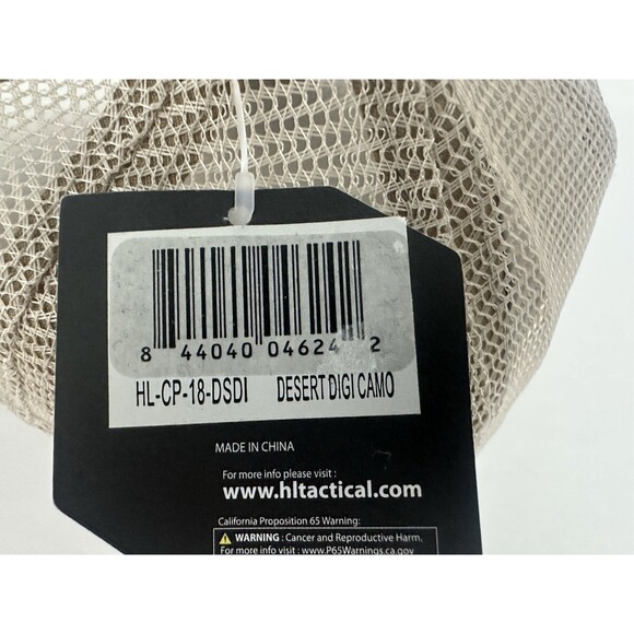 Highland Tactical American Flag Patch Mesh Snapback Hat Digi Camo OSFM - Picture 12 of 12